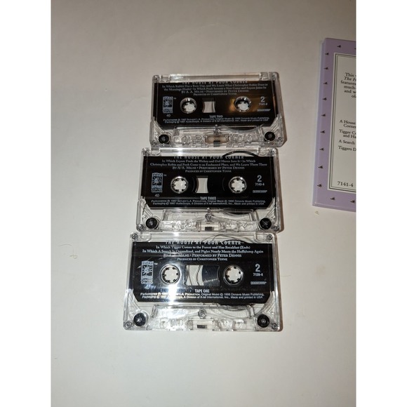 Vintage 1997 The Classic Pooh Treasury Vol 3 Hardcover Books 3 Cassettes - Picture 10 of 13